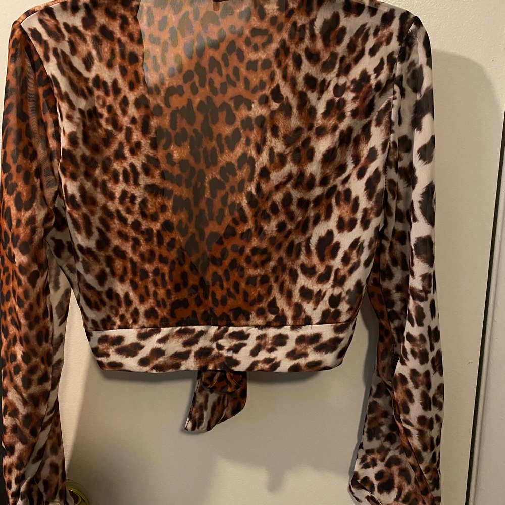 ASOS leopard top - Picture 4 of 5